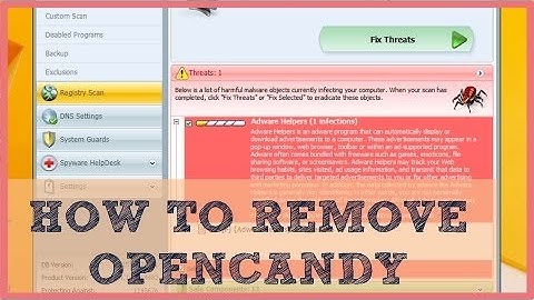 How to Remove OpenCandy
