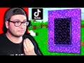 PROVO I TIK TOK VIRALI PIÙ BRUTTI - MINECRAFT LIVELLO *NOOB*