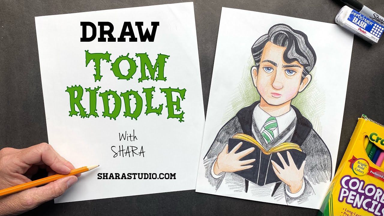 How to draw Tom Riddle - YouTube