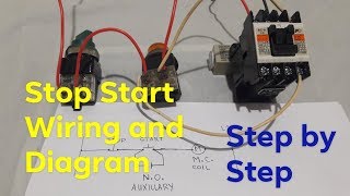 Stop Start Magnetic Contactor Control Circuit Wiring direct online | Local Electrician | Philippines