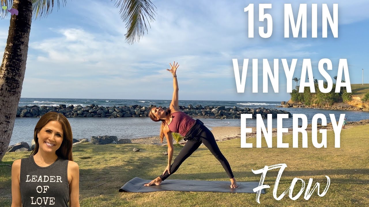 15 Minute Vinyasa Flow Yoga for Energy and Mood