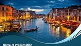 City of Venice PowerPoint Template Backgrounds - DigitalOfficePro #03040
