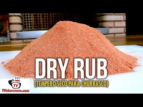 Como Fazer Dry Rub (Tempero Seco para Churrasco) - Tv Churrasco