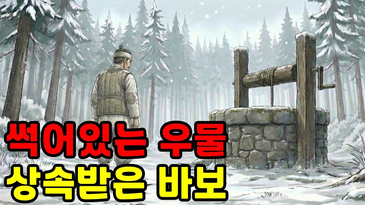 금은보화 대신 썩은 우물 하나 물려받은 막내아들 야담|만담|옛날이야기|사연
