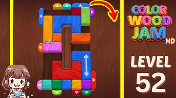 Color Wood Jam Level 52 Solution Walkthrough