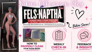 NPC Bikini Off Season Vlog | How to wash your show bikini | Check in and feedback