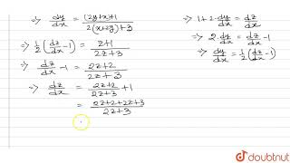 `(2x+4y+3)(dy)/(dx)=2y+x+1`