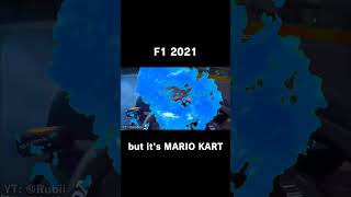F1 2021 but it's Mario Kart 🏁 #f1 #f12021 #memes #mariokart #funny