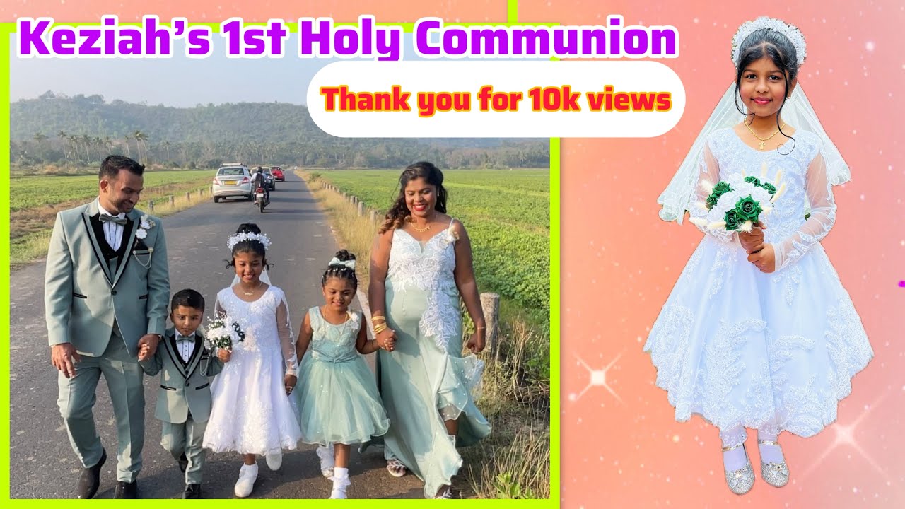 Keziah’s Holy 👰‍♀️Communion Vlog #holycommunion #goanvlogger #konkanivlog @Keziahgomes0719 