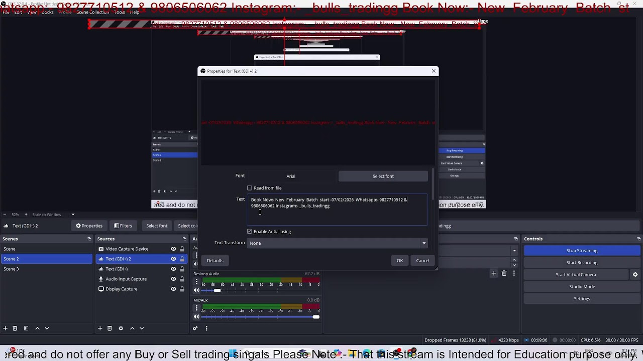 SUPER BULL'S TRADING EDUCATION ACADEMY  Live Stream