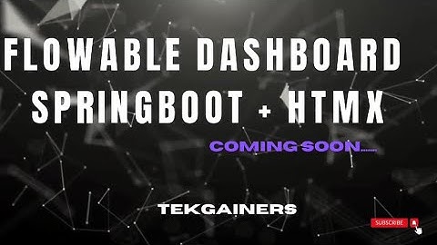 Flowable All In One - Engine & Dashboard powered by Spring Boot and HTMX