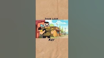 Door lock key #mom #key #lock #chor #auto #2danimation #animation #trendingreels #illustration #fypシ