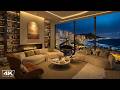 Cozy Beachside Apartment With Relaxing Jazz Background Music For Study Work Focus 