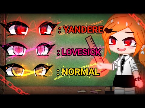 YANDERE EYES!!❌ || GACHA || MEME🔪💔 || MLB || { ORIGINAL } 💕🔥👀✨‼️