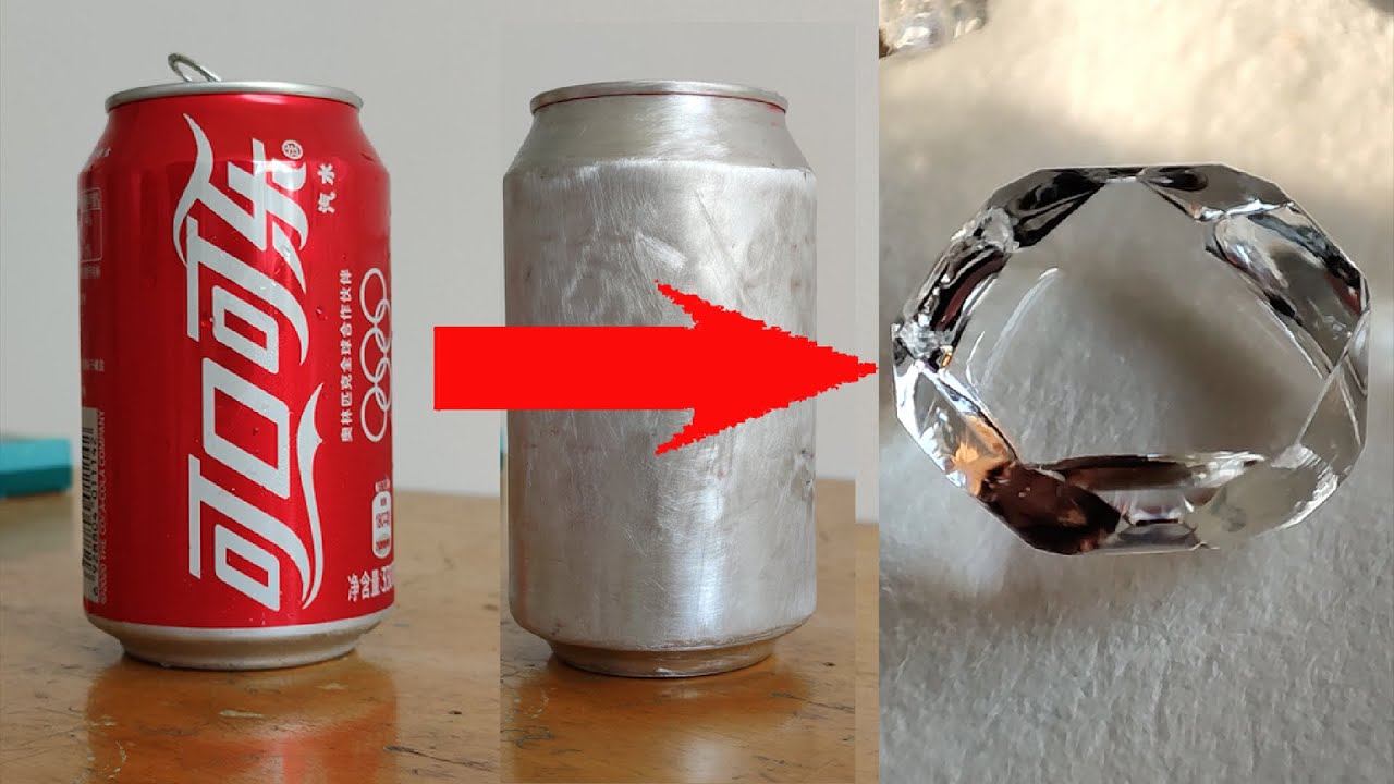How to make potassium alum crystals from aluminum can YouTube