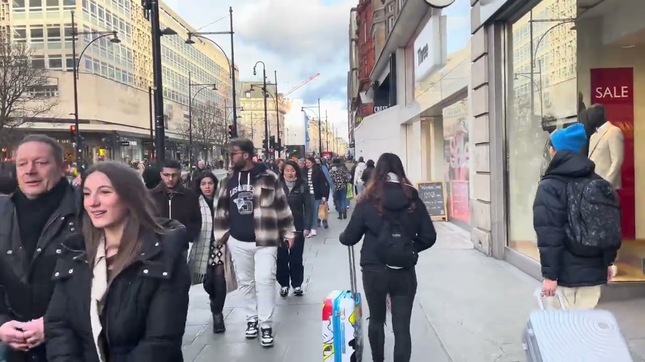 Walking in Mayfair London, Oxford Street   Central London Luxury Shopping February 2026 4K HDR