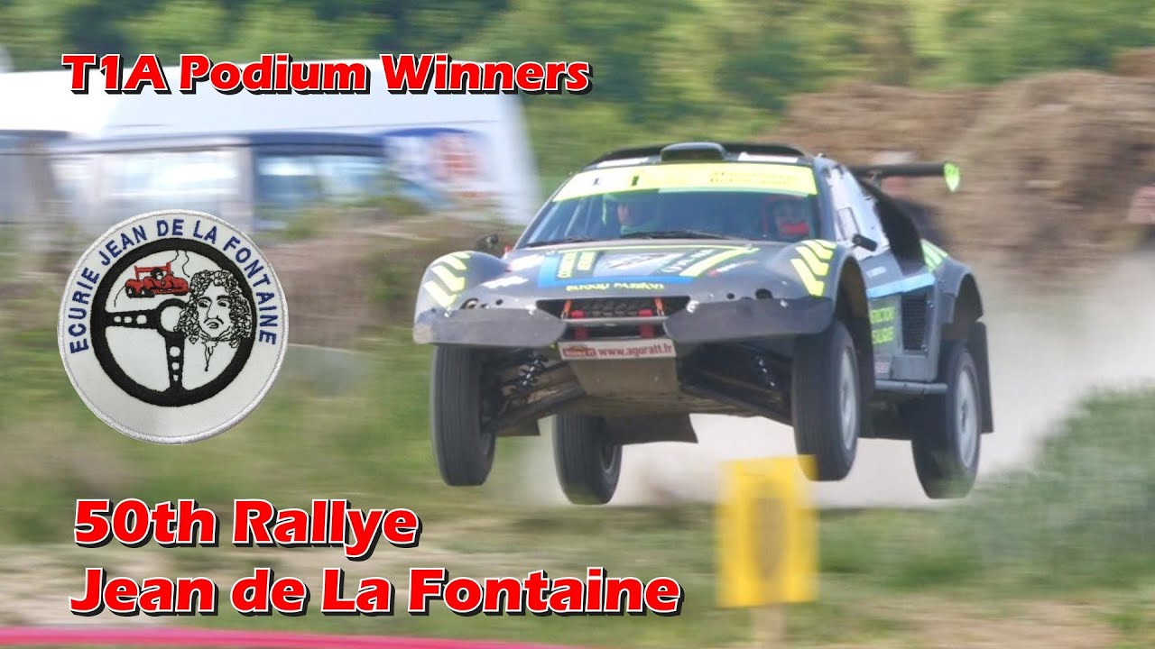 50th Rallye Jean de la Fontaine T1A podium Winners