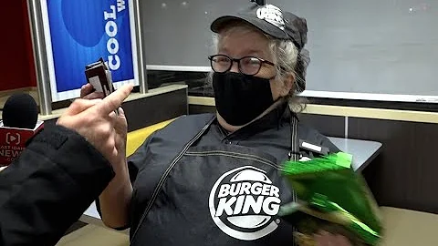 A Secret Santa surprise for a Burger King worker w...