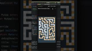 Maze Generation in Flutter Using Recursive Backtracking Algorithm
