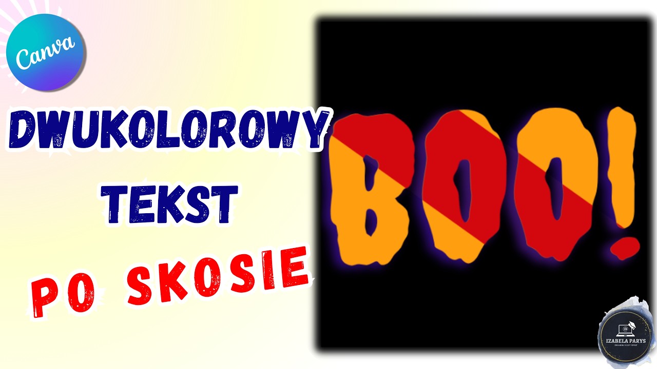 Efektowny dwukolorowy tekst w Canvie – tutorial krok po kroku (zrobisz go w 2 minuty)