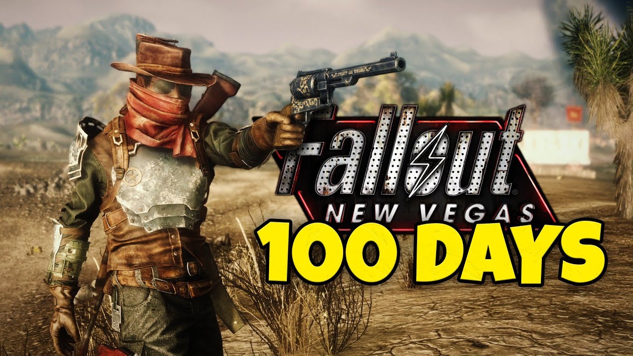 I SPENT 100 Days in Fallout New Vegas As A Cowboy ( Fallout New Vegas Movie)