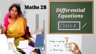 Maths 2B Differential Equations || Inter 2nd year Maths 2B Differential Equations || Inter Maths 2B