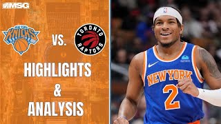 Knicks Rout Raptors In Largest Margin Of Victory Of The Season For Sole Possesion Of 3rd In East