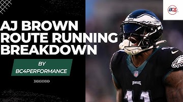 AJ Brown Route Running Breakdown