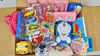 Box full of mix stationery  piggy bank, unicorn purse, popit bag, pencil case, sharpner, eraser