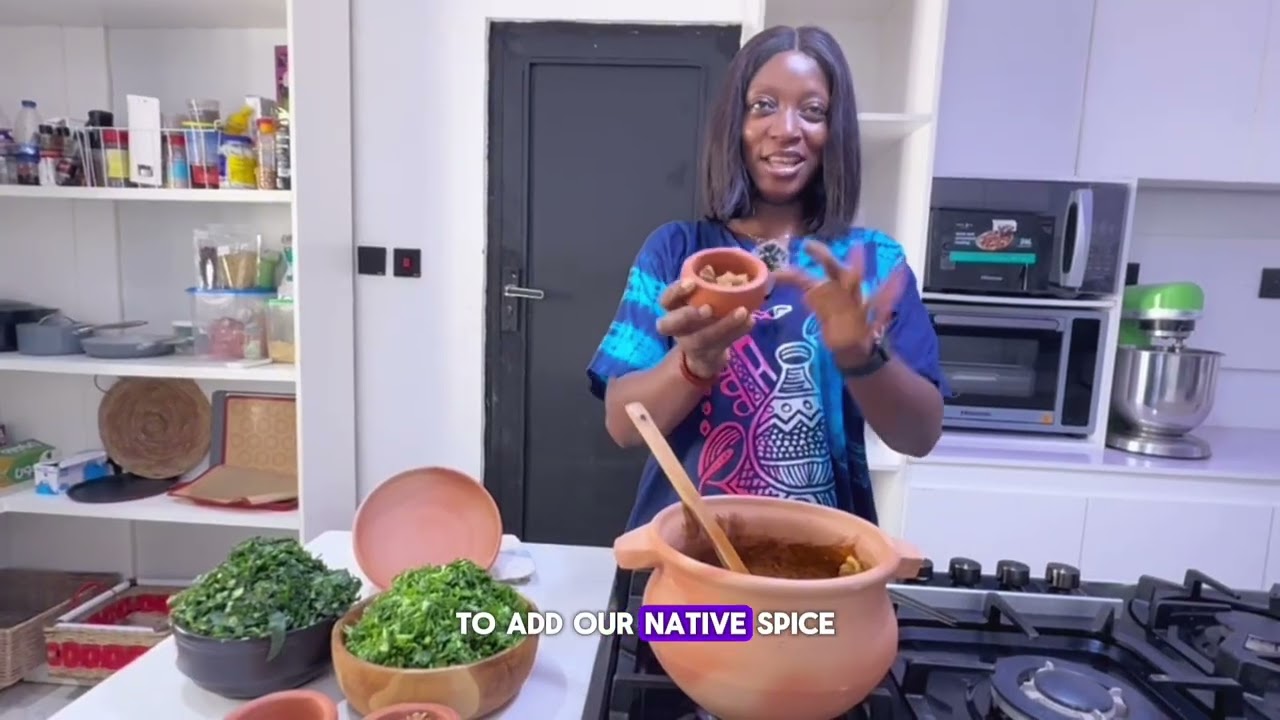 EDIKANG IKONG SOUP RECIPE | Authentic Nigerian Vegetable Soup Cooked in a Clay Pot