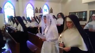 Sister Maria Goretti Novitiate Ceremony Mater Dei Convent