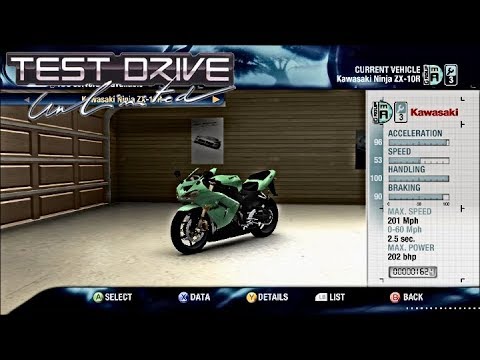 TDU1 - Kawasaki Ninja ZX-10R REVIEW - YouTube