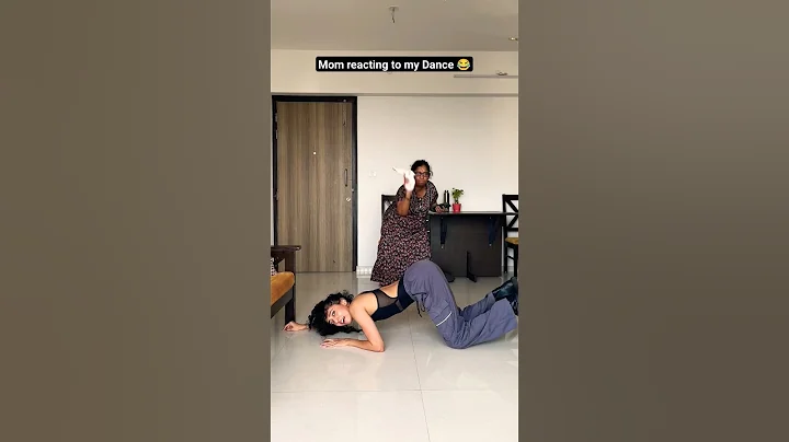 Mom reacting to my One of the girls Dance Challenge 😂 #Shorts #DanceChallenge