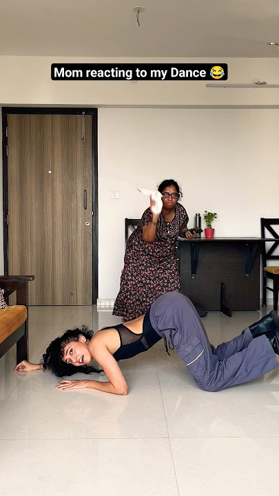 Mom reacting to my One of the girls Dance Challenge 😂 #Shorts #DanceChallenge