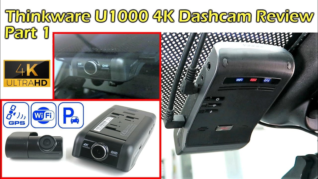 Thinkware U1000 4K UHD Front and Rear Cloud Dash Cam