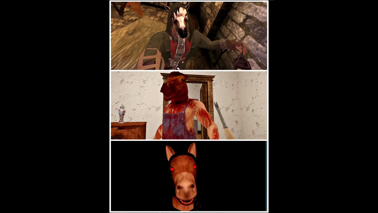 HeadHorse vs Algailah vs NightMare iHorror Pictures - Caught Scene 