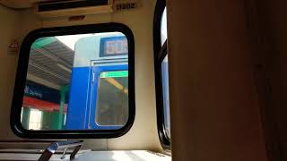 輕鐵505綫(第二期列車1077+1202)由兆康西鐵站至建生邨站