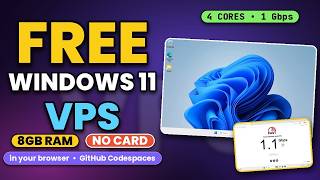 Information FREE Windows 11 VPS in Your Browser (No Credit Card, 8GB RAM) Guide
