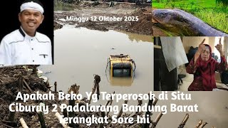 Apakah Beko Yg Terperosok di Situ Ciburuy 2 Padalarang Bandung Barat Sudah Diangkat Sore Ini #kdm