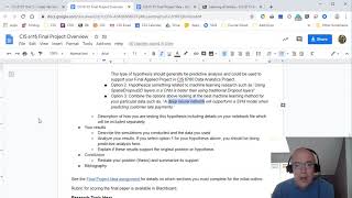 CIS 6115 Final Project Overview