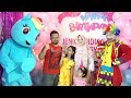 WOW!!! Ada badut lucu dan kuda poni di Pesta Ulang Tahun Jenica? 💖 Kids Birthday Party!