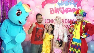 WOW!!! Ada badut lucu dan kuda poni di Pesta Ulang Tahun Jenica? 💖 Kids Birthday Party!