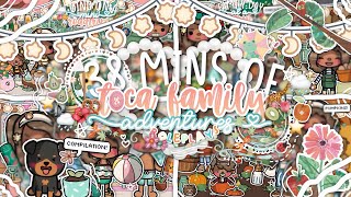 38 minutes of *AESTHETIC* toca boca family ADVENTURES 🌷🌞🌧️🥨🥝 || *VOICED* 🎙️|| Toca Boca Life World