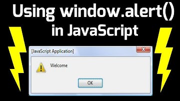 JavaScript Programming Tutorials || Part 2: Using window.alert() in JavaScript