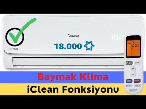 Baymak Klima iClean Temizlik Fonksiyonu Kullanımı