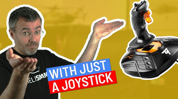 YOU CAN DO IT! How to fly a helicopter in a sim with a simple joystick!