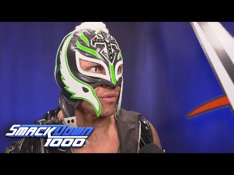 Rey Mysterio reacts to his epic return: SmackDown 1000 Exclusive, Oct. 16, 2018