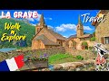 La Grave 🇫🇷 Most Beautiful Villages of France 🌞 French Village Walking Tour 🌷