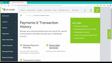 How to set up direct debit in your myVicRoads account