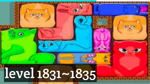 Puzzle Cats - level 1831~1835 Solve 
